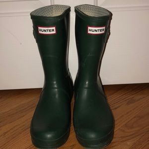 Short Green Hunter Boots